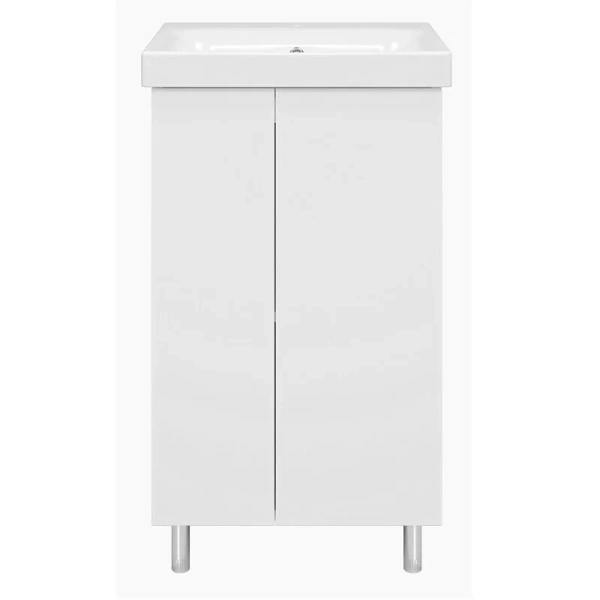 Тумба с раковиной напольная Misty Лира 50 см с дверцами