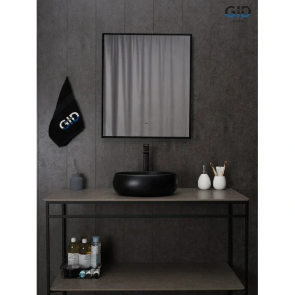 Раковина GID Lago Bm9030ds 40 см черная - фото 4