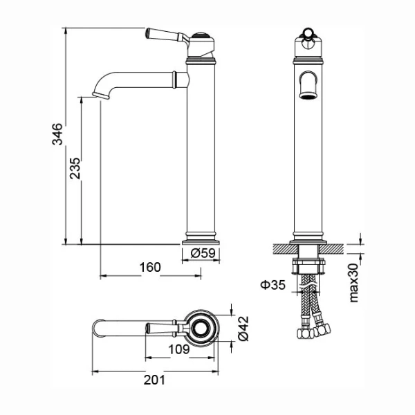 Смеситель для раковины Timo Arisa 5311 - фото 2