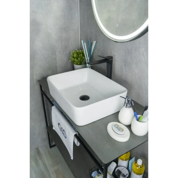 Раковина GID Geometrico N9103 48 см белая - фото 3