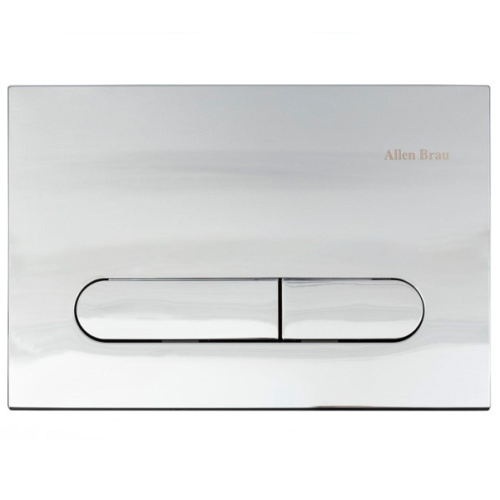 Клавиша смыва Allen Brau хром глянец - фото 1