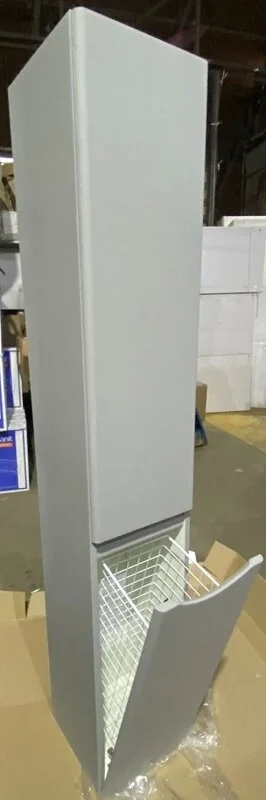 Шкаф-пенал Style Line Бергамо 30 см правый, серый, современные, hi-tech - фото 4