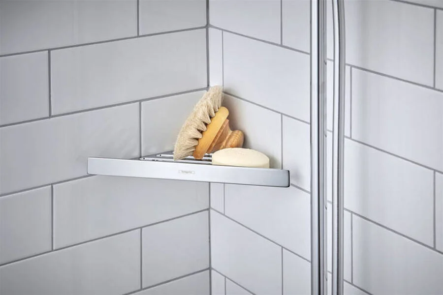 Решетка для ванной Hansgrohe AddStoris 41741 латунь - фото 4