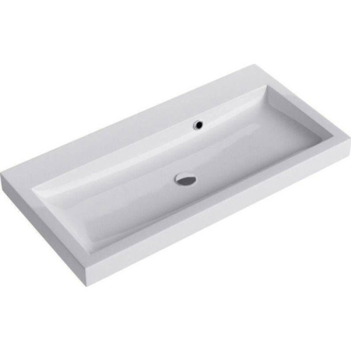 Раковина мебельная Aqwella Инфинити 80 см литьевой мрамор - фото 3