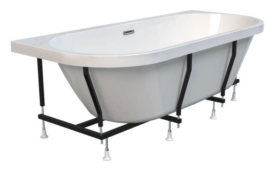 Ванна акриловая Радомир Вальс Макси 1-01-0-0-1-188, 180 x 80 см с рамой-подставкой, белая - фото 4