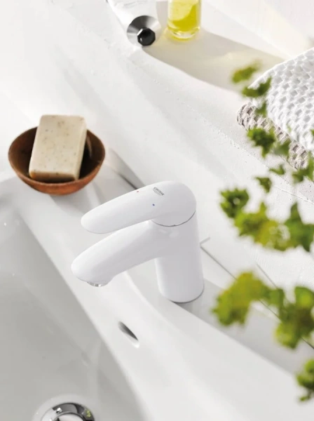 Смеситель для раковины белая луна Grohe Eurostyle New, однорычажные, двухрычажные - фото 7