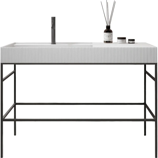 Консоль с раковиной Abber Stein 120 см напольная - фото 1