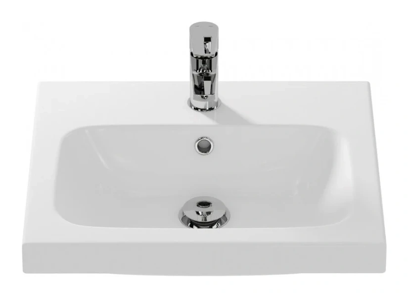 Раковина керамическая, Cersanit COLOUR S-UM-COL50/1-w 50.5х40.5 см, встраиваемые (в столешницу) - фото 3