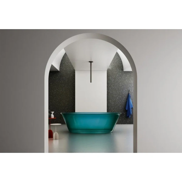 Ванна из полиэфирной смолы Abber Kristall 170x75 см бирюзовая, современныe, hi-tech - фото 2