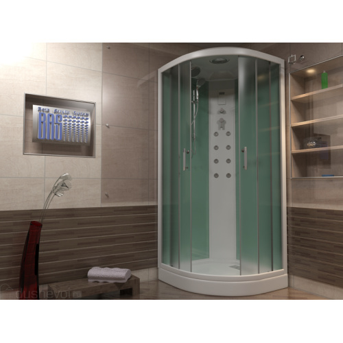 Душевая кабина с гидромассажем Bas Адрия 90, четверть круга - фото 2