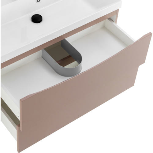 Тумба под раковину подвесная BelBagno Marino 80 см capucino lucido, светло-коричневая - фото 7