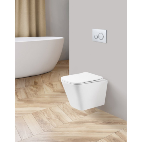 Унитаз подвесной Belbagno Ardente-R безободковый - фото 2