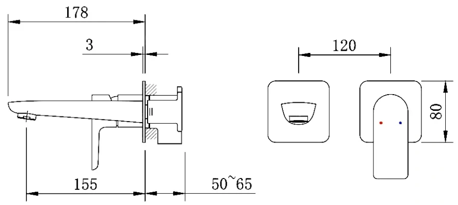 Смеситель для раковины Berges Ventas S черный матовый - фото 3