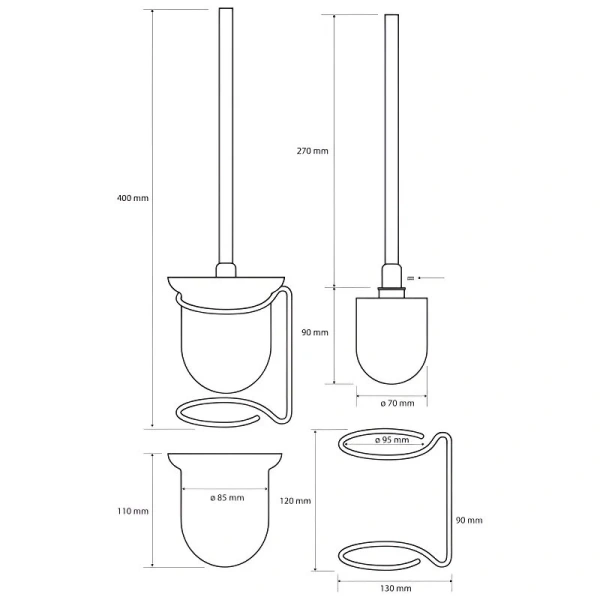 Ершик Bemeta Omega напольный - фото 2