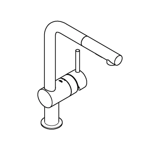 Смеситель для кухни хром Grohe Minta , на мойку - фото 6