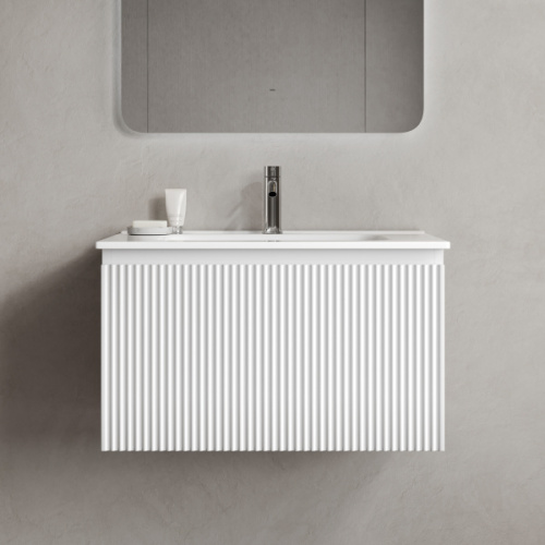 Тумба под раковину подвесная Sancos Snob R 1.0 70 см bianco - фото 3