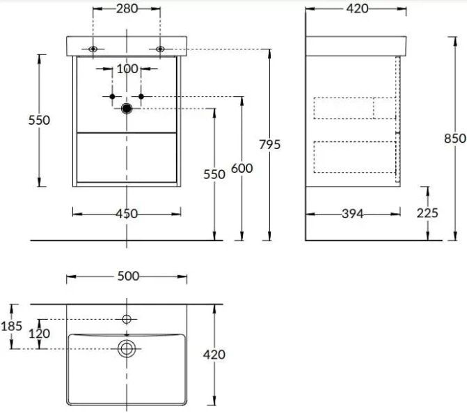 Тумба под раковину подвесная Kerama Marazzi Pro 50 см вяз, подвесная, пристенная - фото 4