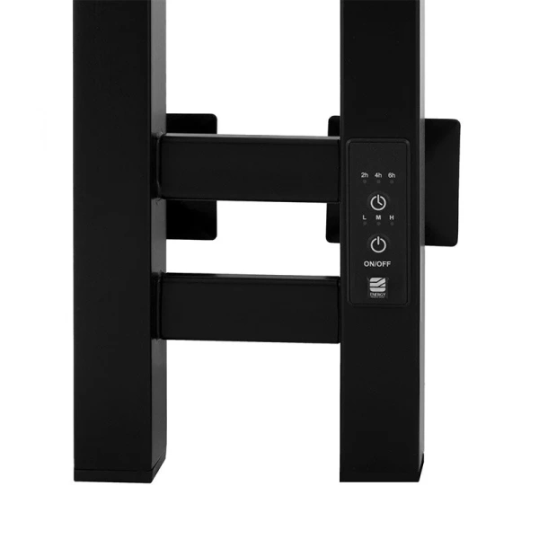 Полотенцесушитель электрический Energy Dart 10x120 см черный матовый - фото 4