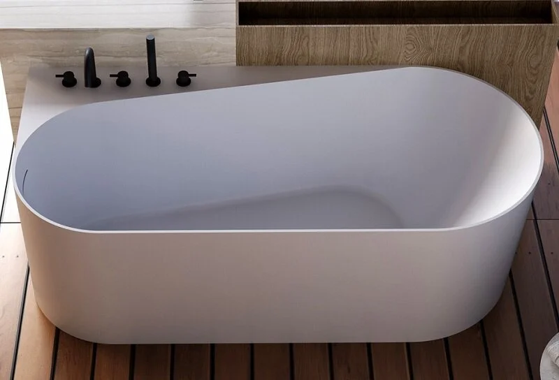 Акриловая ванна Abber 150х75 см левосторонняя - фото 1