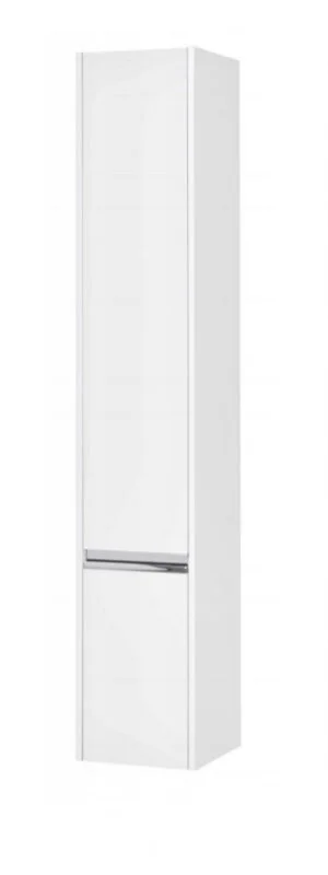 Шкаф-пенал подвесной Акватон Капри 30 см белый глянец, правый - фото 1