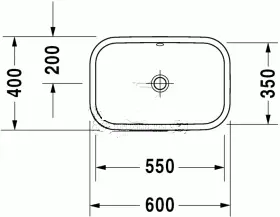 Раковина Duravit Happy D.2 231460 - фото 4