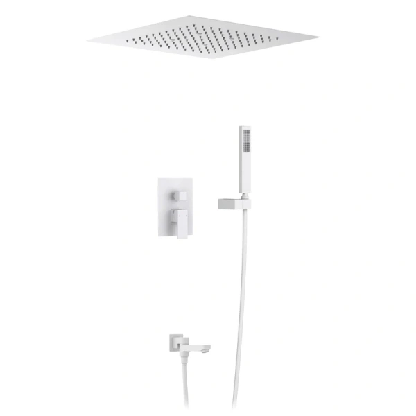 Душевой комплект Timo Selene белый матовый - фото 1