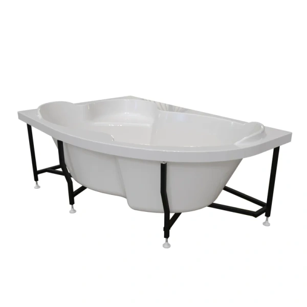 Акриловая ванна Радомир Ирма 2-78-0-1-1-217/2-78-0-2-1-217, 169 x 110 см, L/R, полотенцедержатель, фронтальный экран, каркас в комплекте, белая, угловые, приставные, встраиваемые - фото 6