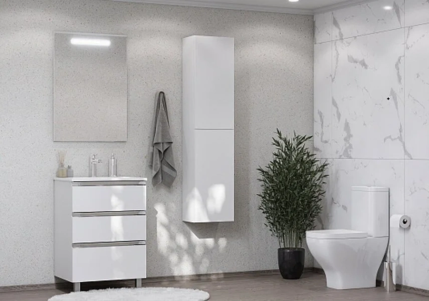 Тумба с раковиной Roca The Gap 857552806 60 см 3 выдвижных ящика, недорогo, комплект (набор) - фото 8