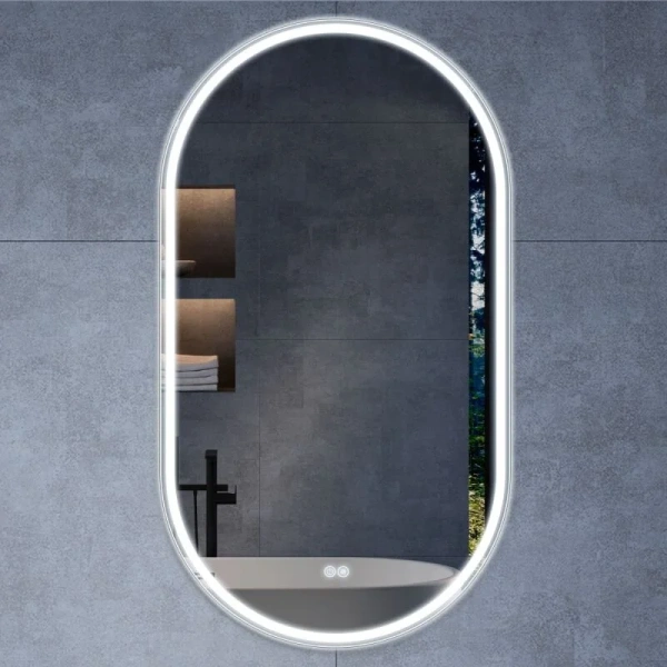 Зеркало с подсветкой Vincea 60 см без окантовки, с функцией антизапотевания - фото 1