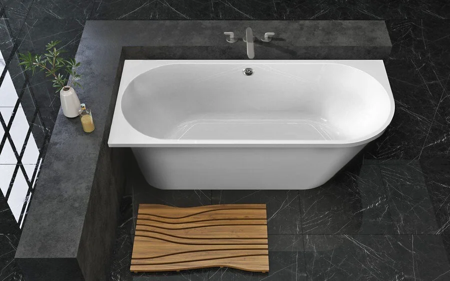 Ванна из искусственного камня Belux Лондон ВЛН L/R, 4810924270733/4810924270726, 170 x 70 см, белый, левая/правая, без гидромассажа - фото 6