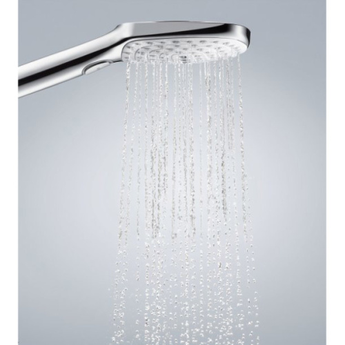 Лейка для душа Hansgrohe Raindance Select E белая/хром, в наличии - фото 5