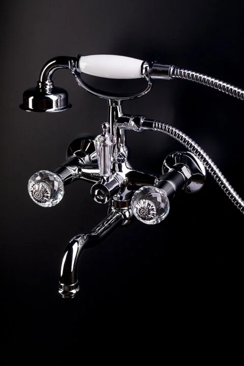 Смеситель для ванны Boheme Flora с душем - фото 4