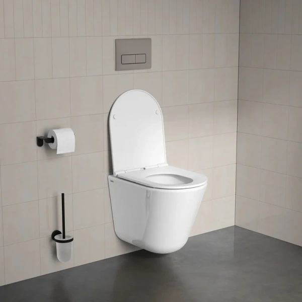 Унитаз подвесной IDDIS Ray белый, фарфор, керамика - фото 8