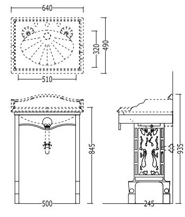 Раковина консоль Devon&Devon Angel IBLG(1-2-3)FCam, CGANGEL - фото 4