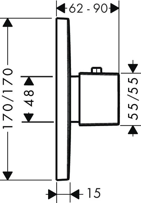 Смеситель для душа термостатический Axor Urquiola 11731000 - фото 2