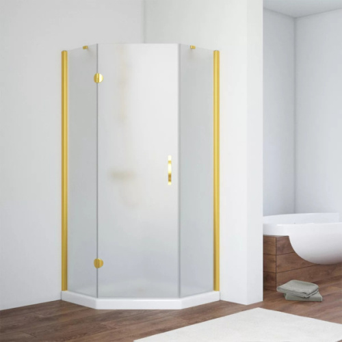 Душевой уголок стекло сатин Vegas-glass AFA-Pen 100 10 L, хром, бронза, золото, белые, черные, другие - фото 4