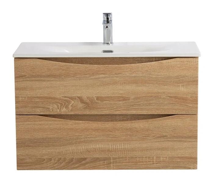 Тумба под раковину подвесная BelBagno Marino-Cer-Mini 80 см Rovere Bianco - фото 1