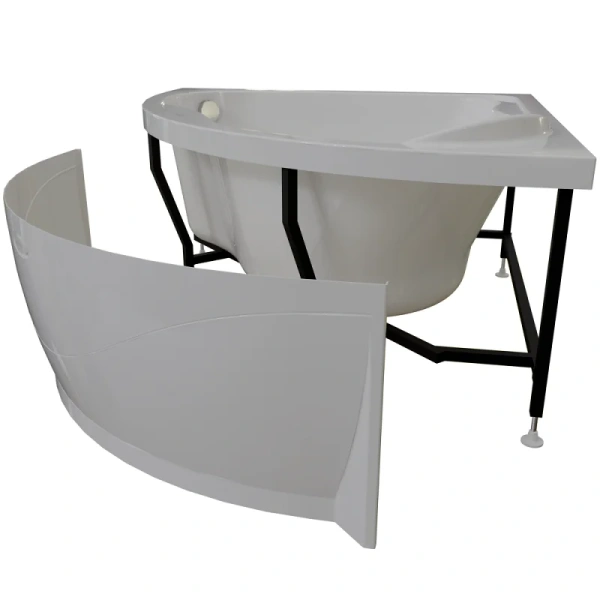 Акриловая ванна Радомир Альтея 2-01-0-0-1-219, 125 х 125 см, с каркасом, белая, белые - фото 7