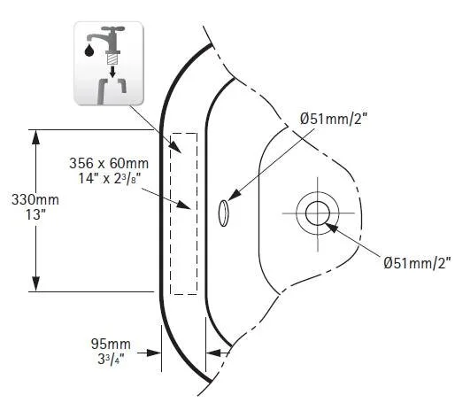 Ванна Victoria&Albert Wessex WES-N-SW, белая, 150 х 75 см - фото 4
