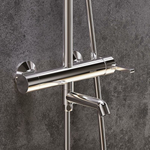 Душевая стойка Damixa Scandinavian Pure 936740 с изливом - фото 4