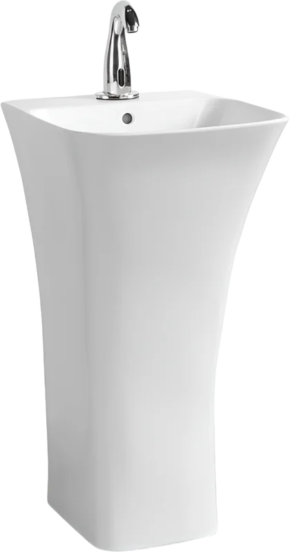 Раковина напольная SantiLine 45 см белая - фото 1