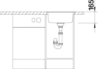 Мойка для кухни Blanco Rondosol-IF 44.8 см круглая - фото 2