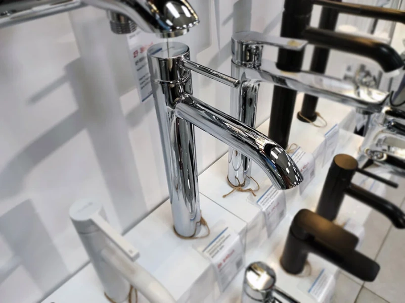 Смеситель для раковины Kludi Bozz 38286 без донного клапана, высокие, округлая форма - фото 5