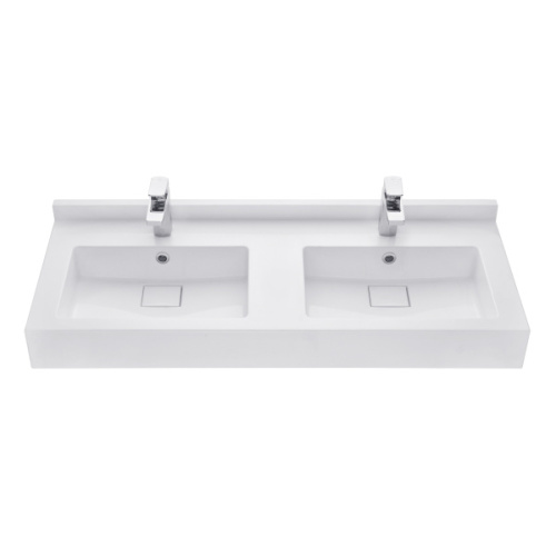 Раковина мебельная Акватон Сакура 120 см две чаши, белая index_1 - фото 3