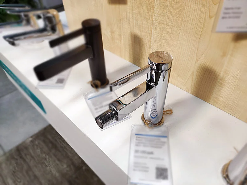Смеситель для биде Hansgrohe Finoris хром, с донным клапаном - фото 5