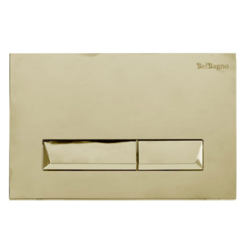 Клавиша смыва BelBagno Marmi золотая - фото 1