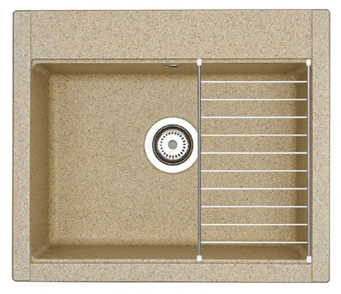Мойка для кухни Акватон Делия 60 см песочная - фото 1