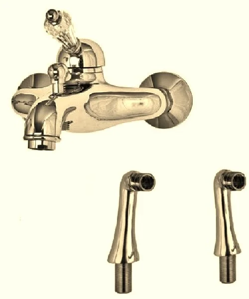 Смеситель для ванны Cezares Vintage-PBVM с ручным душем - фото 4