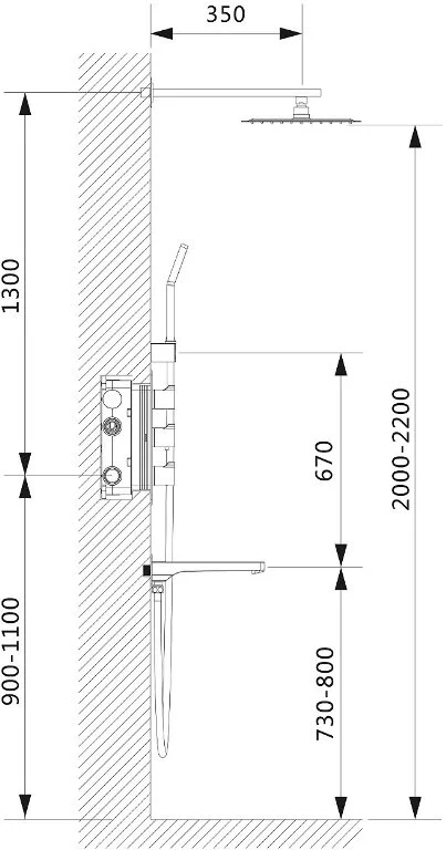 Душевой набор Timo Petruma SX-5149 - фото 2