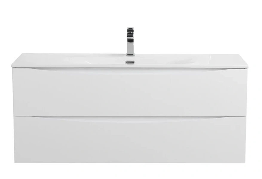 Тумба под раковину подвесная BelBagno Marino-Cer-N 120 см Bianco Lucido